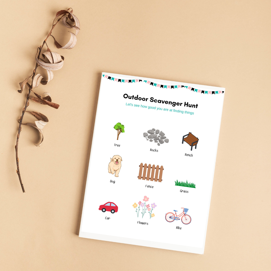 Outdoor Scavenger Hunts For Kids (Free Printable!)